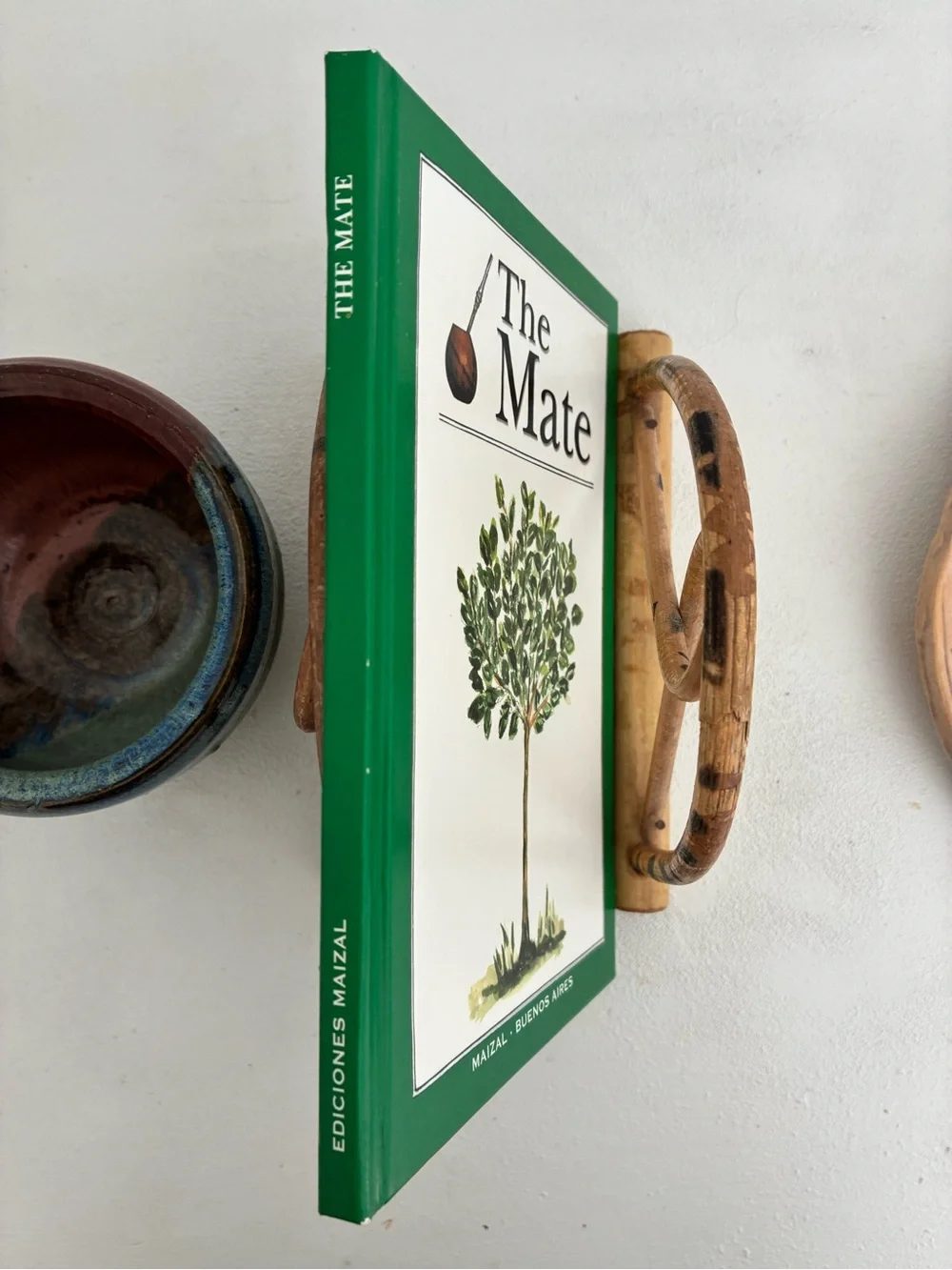 The Mate Small Hardcover Book — Green & Cream Cover
